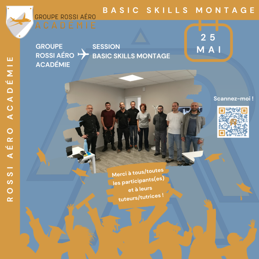 ROSSI AÉRO ACADÉMIE — Session Basic Skills Montage — Dynamique, formation et reprise !