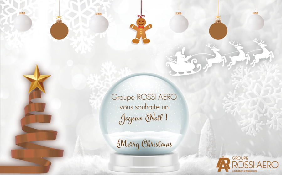 Carte de Noël Groupe ROSSI AERO 2022