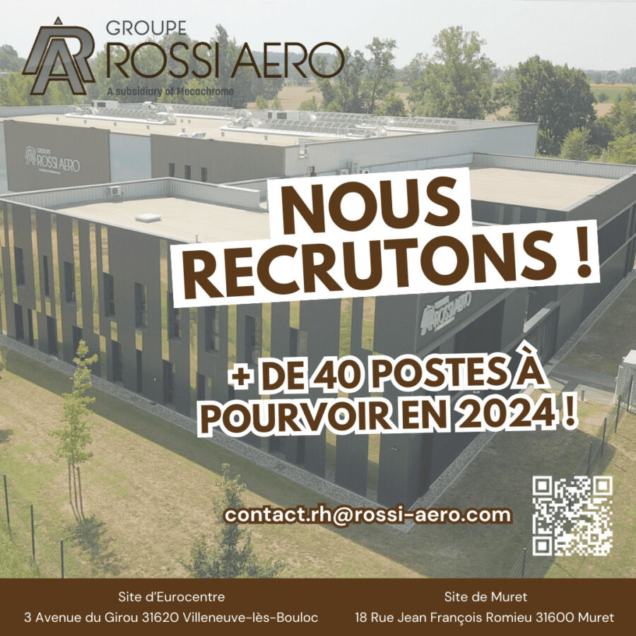 Groupe ROSSI AERO recrute — Avril 2024  !