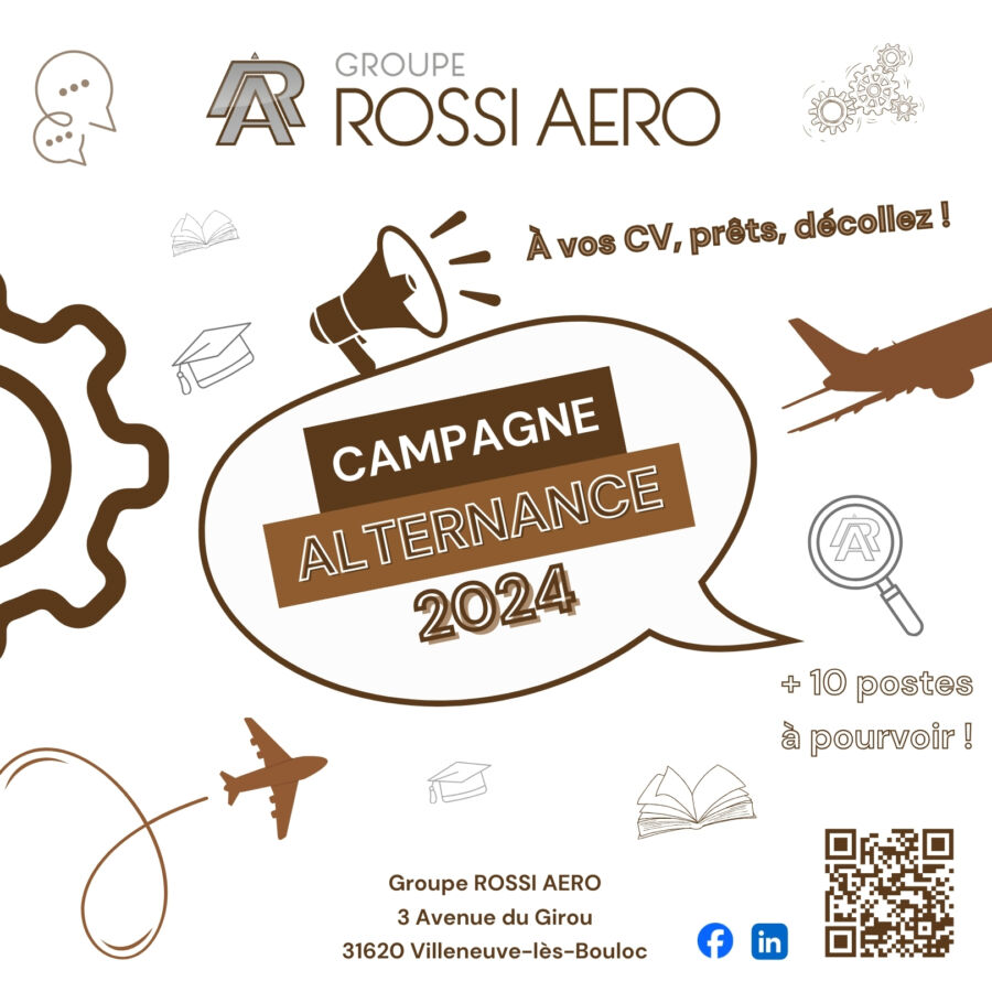 Campagne d’alternance 2024 — Groupe ROSSI AERO