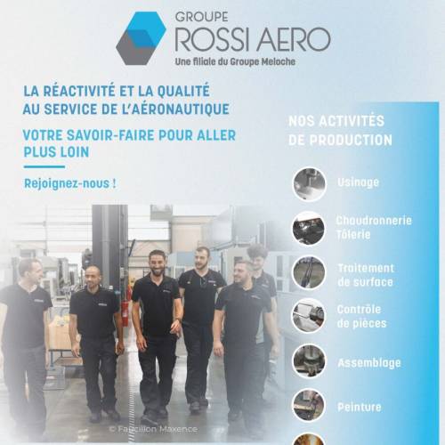 Le 1er octobre, Groupe ROSSI AERO sera présent au Salon du recrutement à Muret !